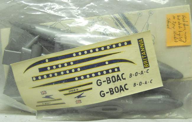 IM 1/166 Bristol Britannia BOAC - Bagged, 12 plastic model kit